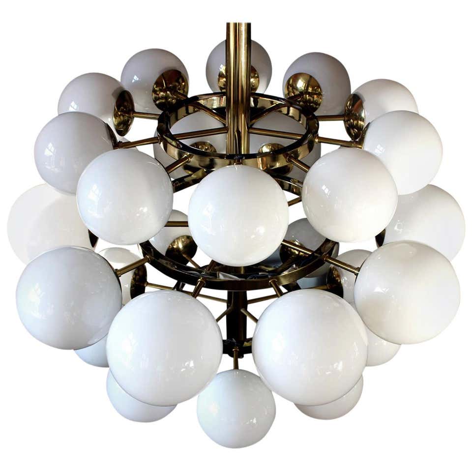 Gigantic Cinema Concert Hall Ceiling Lamp, Germany, 1960s-1970s